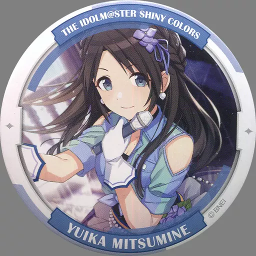 三峰結華(雨色、上機嫌/フェスアイドルイラスト) 缶バッジ 「アイドルマスター シャイニーカラーズ」 アイドルマスターオフィシャルショップ くじM＠STER C賞