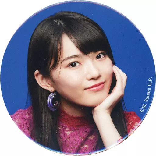 駿河屋 -<中古>【シークレット】 鶴屋美咲(Girls2)/背景：ブルー 缶