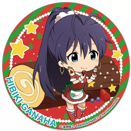 我那覇響 テーマ缶バッジ クリスマス 「アイドルマスター ミリオンライブ!」