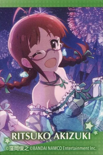 秋月律子 「アイドルマスター スクエアバッジ」 ローソン・Loppi・HMV限定