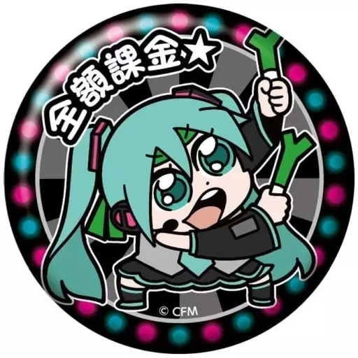 初音ミク おおきめ缶バッジ ぶーたver. 初音ミクシリーズ Luminasta “初音ミク 16th Anniversary”ぶーた Ver