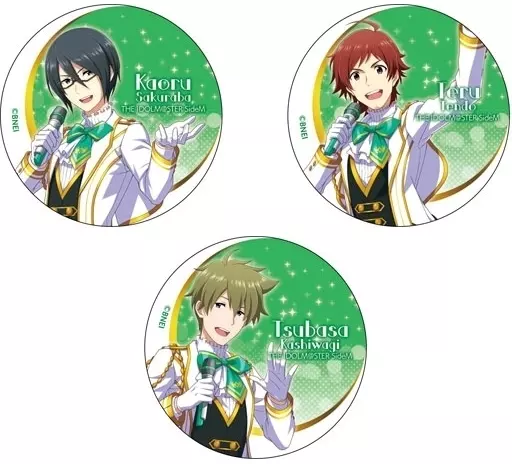 桜庭薫＆天道輝＆柏木翼 なんどでも笑おう 缶バッジ3個セット 「アイドルマスター SideM」