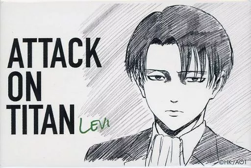 バッジ・ピンズ　リヴァイ 「進撃の巨人 WIT STUDIO スクエア缶バッジコレクション」