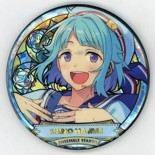 あんスタ　紫之創　花窓缶バッジ 駿河屋 -<中古>紫之創 「あんさんぶるスターズ!! 窓扉(花窓) 缶バッジ