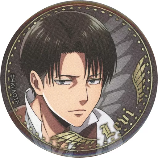 進撃の巨人 リヴァイ　東京駅いちばんプラザ ポップアップストア 缶バッジ 駿河屋 -<中古>リヴァイ・アッカーマン(アップ/右向き) 「進撃の巨人