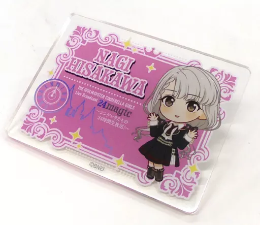 久川凪(Live Broadcast 24magic ver.) 公式プロデュースバッジ 「THE IDOLM＠STER CINDERELLA GIRLS Live Broadcast 24magic ～シンデレラたちの24時間生放送!～」