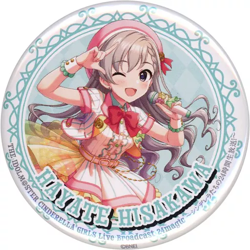 久川颯(Live Broadcast 24magic ver.) 公式スタンド缶バッジ 「THE IDOLM＠STER CINDERELLA GIRLS Live Broadcast 24magic ～シンデレラたちの24時間生放送!～」