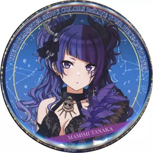田中摩美々 「THE IDOLM＠STER SHINY COLORS 3rdLIVE TOUR PIECE ON PLANET 公式トレーディングスタンド缶バッジA」