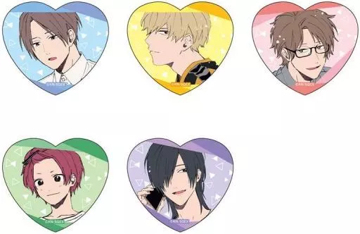 駿河屋 -<新品/中古>クールドジ男子 ハート型ラメアクリルバッジ vol.2