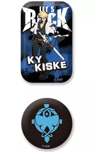 GUILTYGEARXrd カイ=キスク 缶バッジ 2個セット 駿河屋 -<中古>02.カイ=キスク 缶バッジセット(2個組) 「GUILTY GEAR