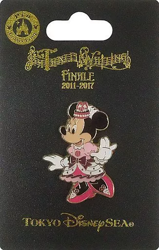 ミニーマウス(ピンク) ピンバッジ 「テーブル・イズ・ウェイティング フィナーレ 2011-2017」 東京ディズニーリゾート限定