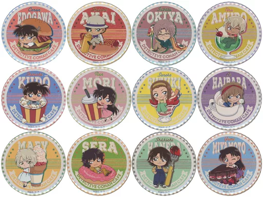 駿河屋 -<中古>全12種セット 「名探偵コナンカフェ 2021 in BOX cafe