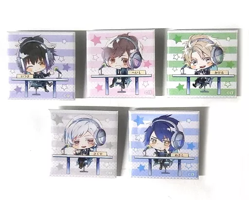 駿河屋 -<中古>[単品] 集合 四角缶バッジ5個セット 「DJCD NORN9