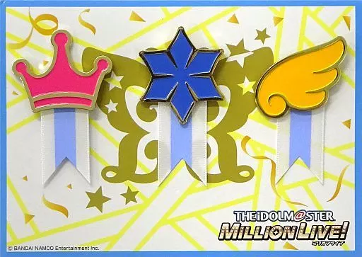 ルミエール・パピヨンver. 衣装3個バッジセット 「アイドルマスター ミリオンライブ!」