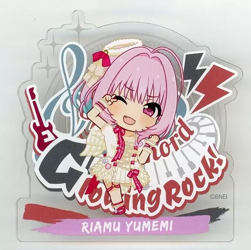 夢見りあむ(7thLIVE TOUR Glowing Rock! Ver.) 公式プロデュースバッジ 「THE IDOLM＠STER CINDERELLA GIRLS 7thLIVE TOUR Special 3chord♪ Glowing Rock!」