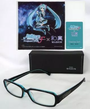 アクセサリー(非金属)(キャラクター)　[レンズ度無し] 初音ミク Project DIVA オリジナルメガネフレーム PD-001 「初音ミク -Project DIVA- F×和真」