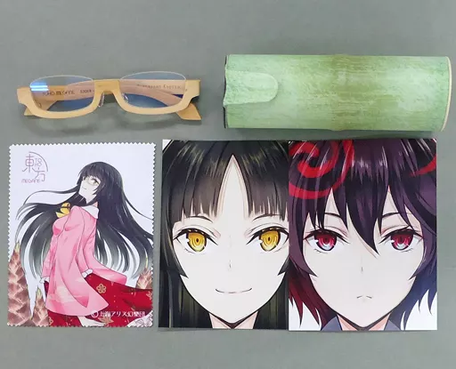 [特典付/レンズ度無し] 蓬莱山輝夜 輝夜モデル -Kaguya- TOHO MEGANE(眼鏡) 第3弾 「東方Project」(ケースに汚れ、レンズに小さい欠けとキズあり)