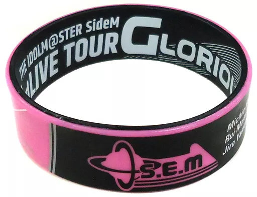 S.E.M 公式ラバーバンド 「THE IDOLM＠STER SideM 3rdLIVE TOUR ～GLORIOUS ST＠GE～」