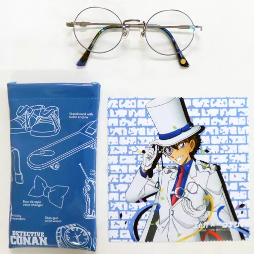 Zoff　怪盗キッド Zoff - 名探偵コナン 怪盗キッドZoff メガネ拭きメガネケースの通販 by
