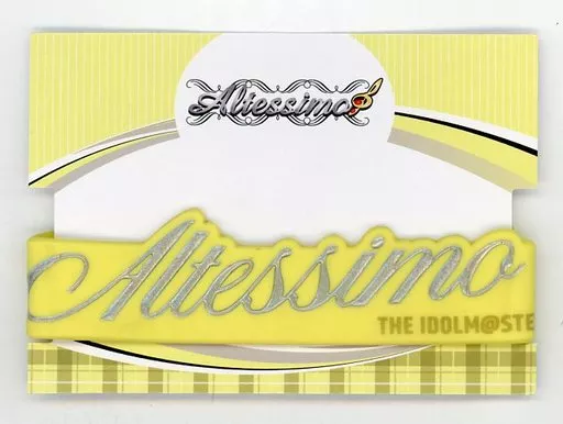 Altessimo ラバーバンド 「THE IDOLM＠STER SideM 4th STAGE ～TRE＠SURE GATE～」