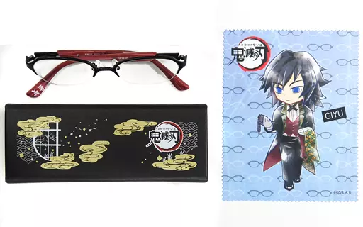 鬼滅の刃 執事眼鏡 特典 缶バッジ 冨岡義勇 駿河屋 -<中古>冨岡義勇モデル イメージ眼鏡 「鬼滅の刃×執事