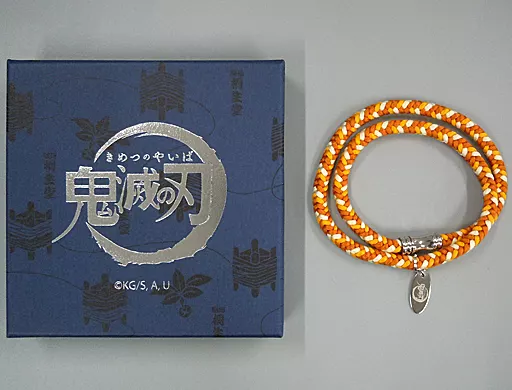 アクセサリー(非金属)　我妻善逸 組紐ブレスレット シルク製 Sサイズ 「鬼滅の刃×浅草 コラボイベント」