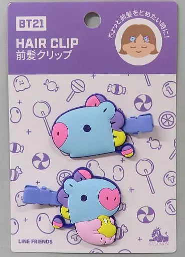 MANG(ジェイホープ) ヘアクリップ(前髪クリップ) Ver.3 JELLY CANDY 「BT21」
