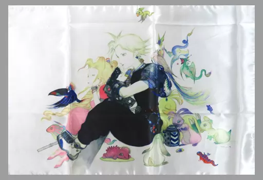 ファイナルファンタジー7 別れの物語展 イラストスカーフ 駿河屋 -<中古>ファイナルファンタジーVII イラストスカーフ