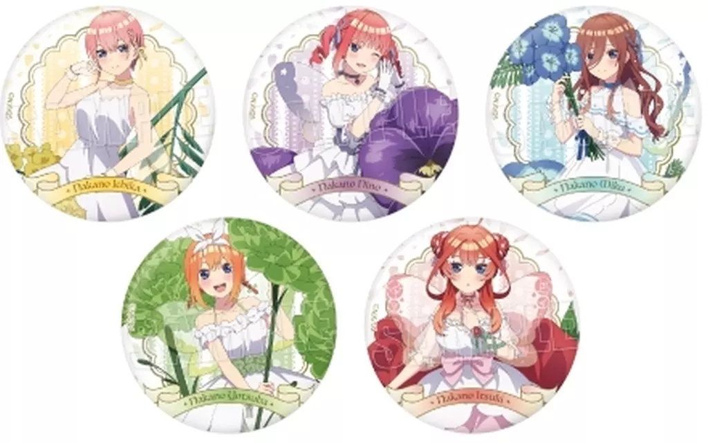 全5種セット 「五等分の花嫁∽ トレーディング缶バッジFlower Fairy ver.」