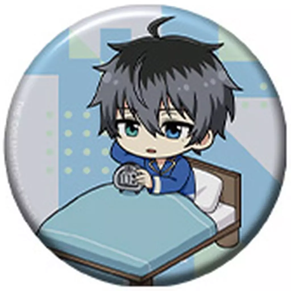 鷹城恭二 「アイドルマスター SideM トレーディング缶バッジ ミニキャラ TypeA モーニングルーティンver.」