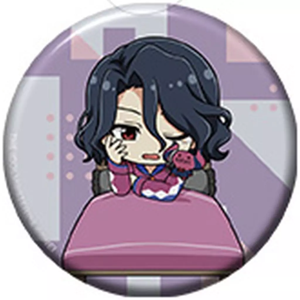 アスラン=ベルゼビュートII世 「アイドルマスター SideM トレーディング缶バッジ ミニキャラ TypeA モーニングルーティンver.」