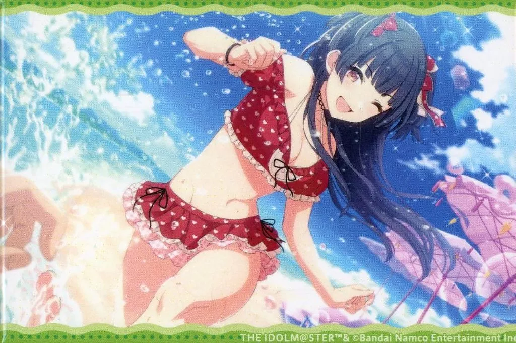 黛冬優子 水×天カイヤナイト スクエア缶バッジ 「くじ引き堂 アイドルマスター シャイニーカラーズ Newtype オンラインくじ ストレイライト」 D-8賞