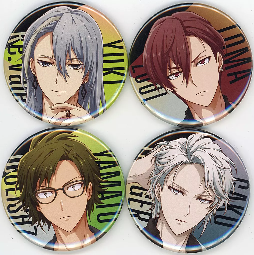 バッジ・ピンズ　[単品] 集合 缶バッジ4種セット(アイドリッシュセブン) 「B’s-LOG 2024年10月号 アニメイトセット」 同梱特典