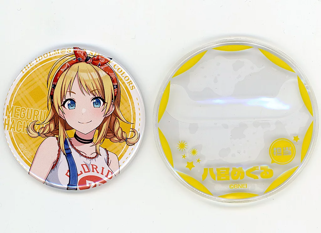 八宮めぐる 「アイドルマスターシャイニーカラーズ 斑鳩ルカ POP UP SHOP in SHIBUYA109渋谷店 トレーディングカバー付き缶バッジ」