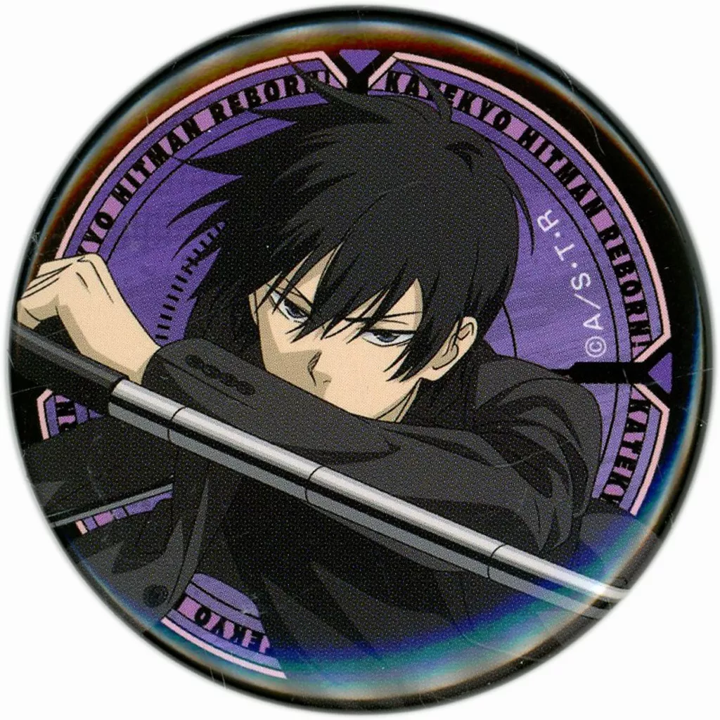 り*ん様 雲雀恭弥 キャラバッジ 家庭教師ヒットマンREBORN! 雲雀 恭弥 キャラバッジコレクション | K