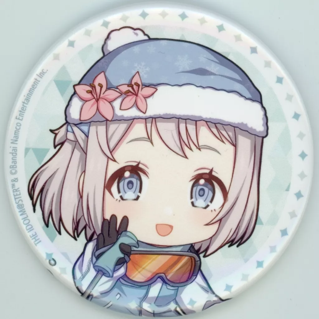 葛城リーリヤ 「学園アイドルマスター×アトフェス×狭山スキー場 Sayama Winter mode ミニキャラ57mm缶バッジ」