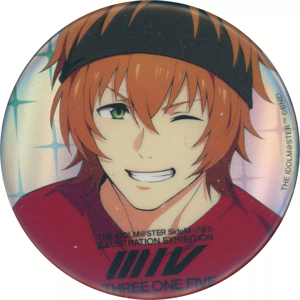 若里春名 「アイドルマスター SideM×FiFS イラスト展 スリー・ワン・ファイヴ トレーディングホログラム缶バッジ VOL.1 -表情A-」
