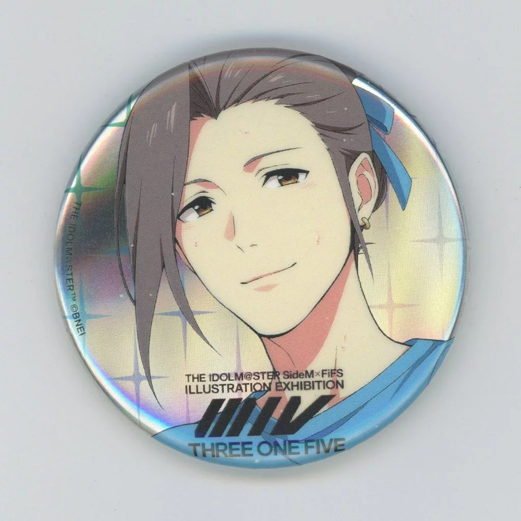 渡辺みのり 「アイドルマスター SideM×FiFS イラスト展 スリー・ワン・ファイヴ トレーディングホログラム缶バッジ VOL.1 -表情A-」