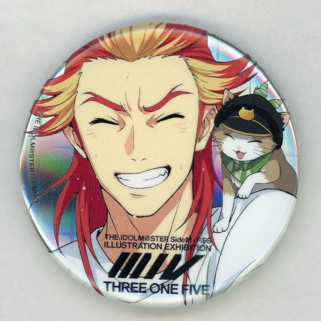 紅井朱雀 「アイドルマスター SideM×FiFS イラスト展 スリー・ワン・ファイヴ トレーディングホログラム缶バッジ VOL.1 -表情C-」