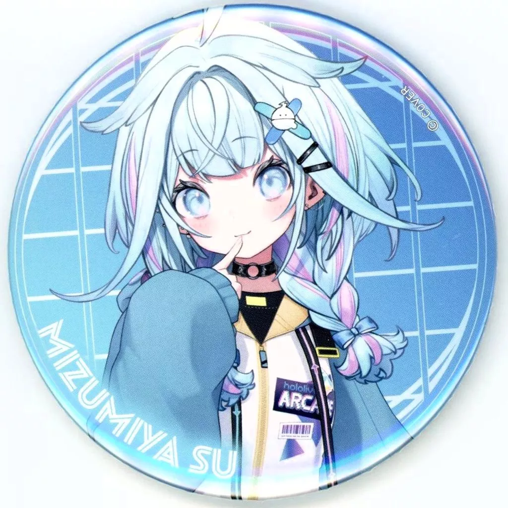 水宮枢　缶バッジ　EXPO2025 駿河屋 - 【買取】水宮枢 ビッグ缶バッジ 「バーチャルYouTuber