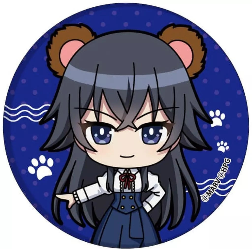 刃兼乙姫 「缶バッジ ドルフィンウェーブ 03.ケモミミver. ミニキャライラスト」