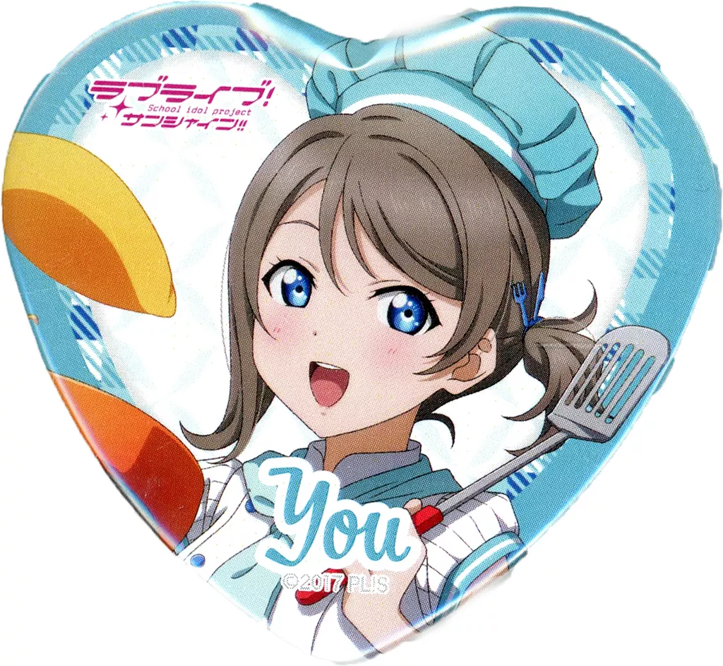 ラブライブ サンシャイン 渡辺曜 タワレコ ハート缶バッジ ラブライブ！サンシャイン!! ハート缶バッジ こあくま♡あいどるふぇあ