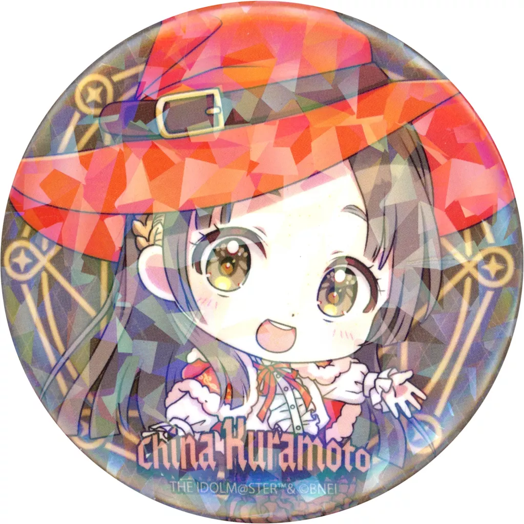 倉本千奈 「学園アイドルマスター グッズフェア in ゲーマーズ 第2弾 ホログラム缶バッジ 01.魔法使いver.(ミニキャライラスト)」