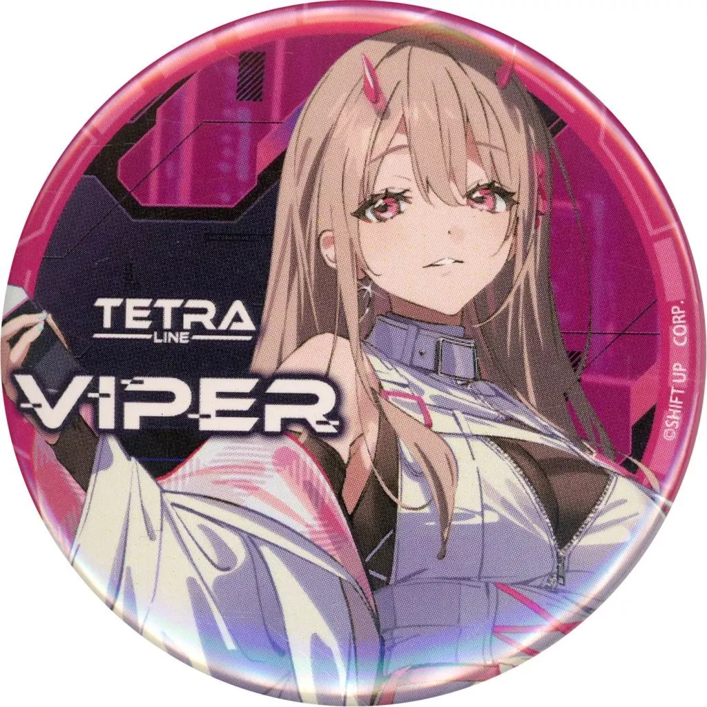 NIKKE 缶バッジ ラピ バイパー TSUTAYA 駿河屋 -<中古>バイパー(バストアップ) 「勝利の女神：NIKKE POP UP