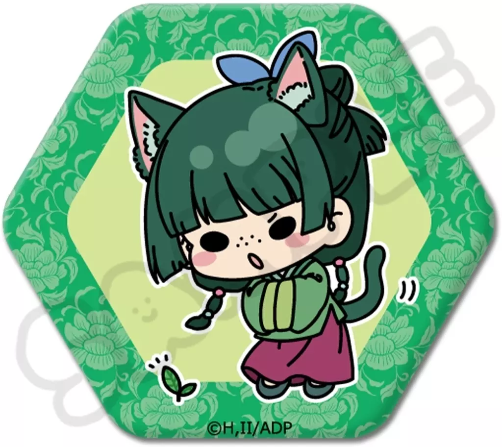 A.猫猫 mochochoシリーズ 六角形缶バッジ 「薬屋のひとりごと」
