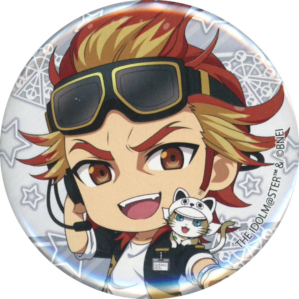 紅井朱雀 「アイドルマスター SideM×よみうりランド カンバッジA 遊園地 ミニキャラ ver.」