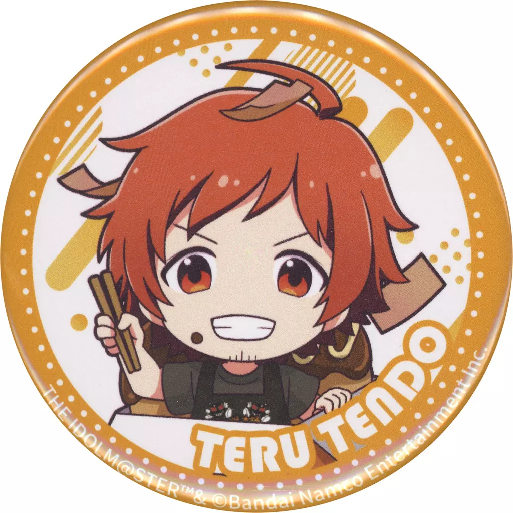 天道輝 「アイドルマスター SideM Mフェス2025×ばくだん焼本舗 トレーディング缶バッジ」