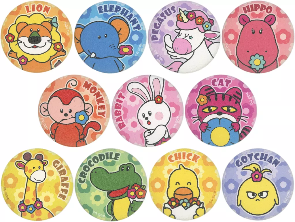全11種セット 「たべっ子どうぶつ THE MOVIE キャラバッジコレクション」