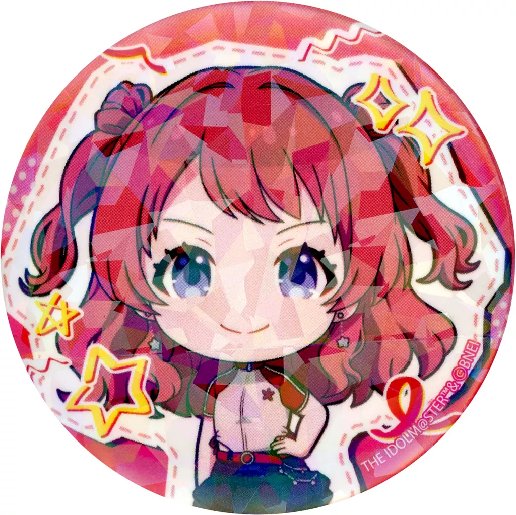 花海咲季 「学園アイドルマスター ホログラム缶バッジ 06/ストリートファッションver.(ミニキャライラスト)」