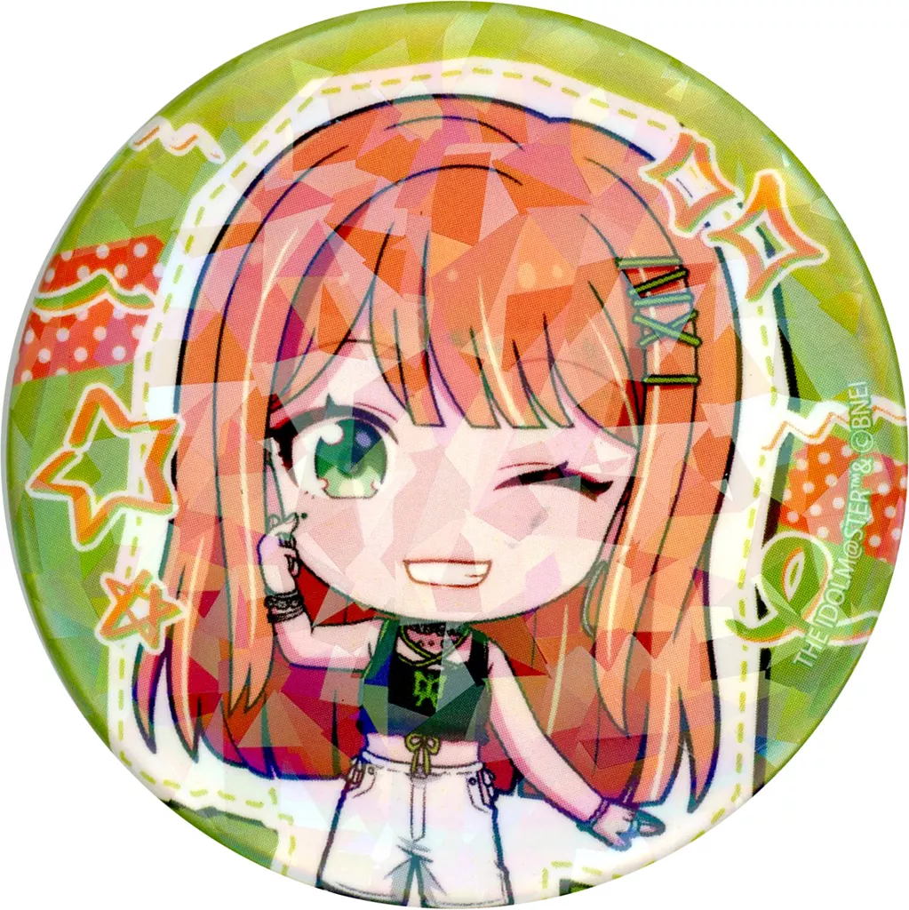 紫雲清夏 「学園アイドルマスター ホログラム缶バッジ 06/ストリートファッションver.(ミニキャライラスト)」